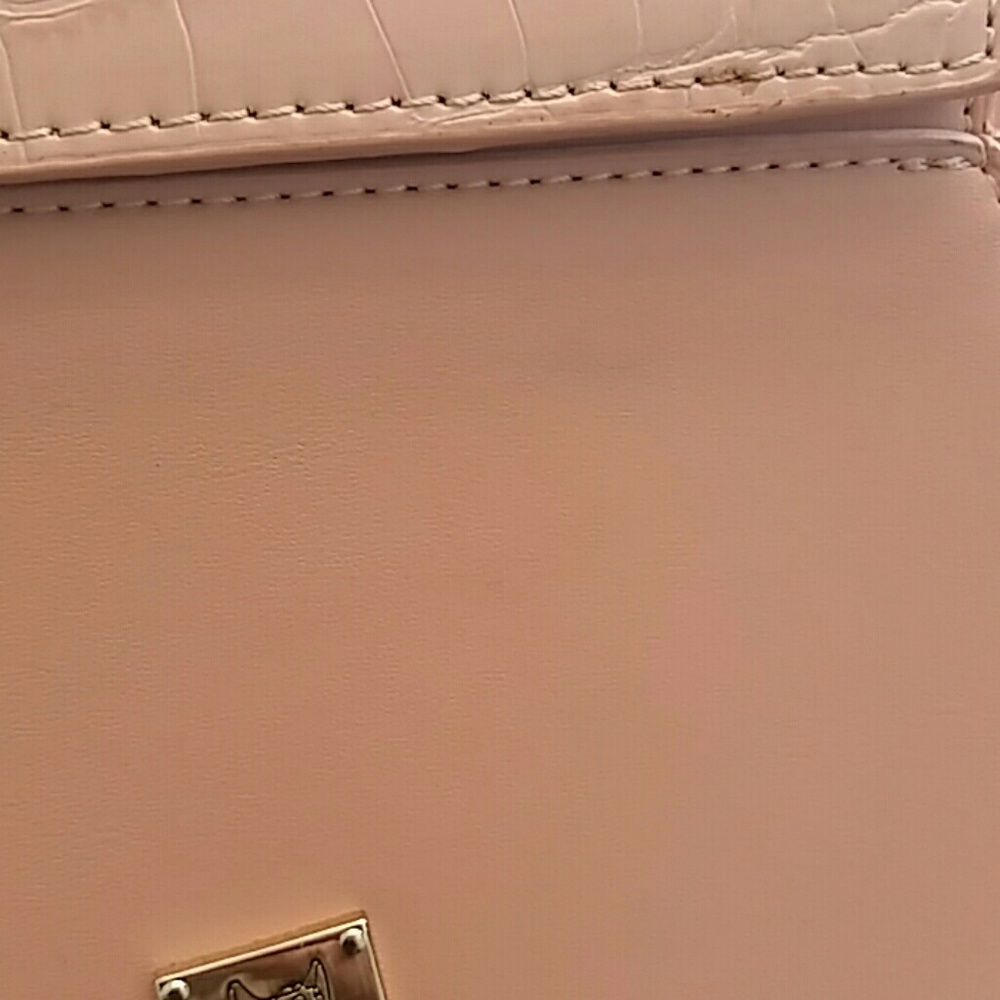 RB Vegan/Faux Saint Laurent Messenger Bag-Pink - Picture 8 of 8